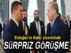 Erdoğan, Diriliş Ertuğrul oyuncularıyla sohbet etti