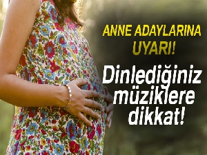 Hamileler dinledikleri müziklere dikkat etmeli!