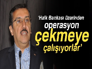 Bakan Tüfenkci: Bu sefer Halk Bankası üzerinden operasyon çekmeye çalışıyorlar