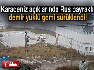 Karadeniz açıklarında Rus bayraklı demir yüklü gemi sürüklendi