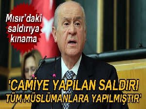 MHP Lideri Bahçeli: 'Camiye yapılan saldırı tüm Müslümanlara yapılmıştır'