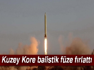 Son dakika haberleri! Kuzey Kore balistik füze fırlattı