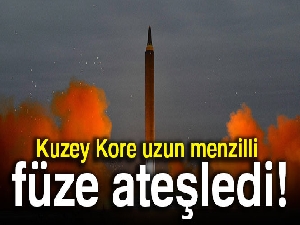 Kuzey Kore 'Hwasong-14' sınıfı uzun menzilli füze ateşledi