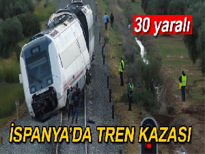 İspanya’da tren kazası: 30 yaralı