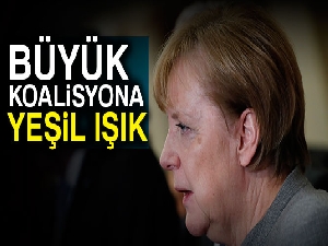 Büyük koalisyona yeşil ışık