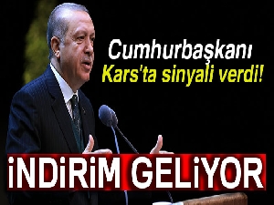 Erdoğan'dan Kars'a uçak bileti müjdesi!