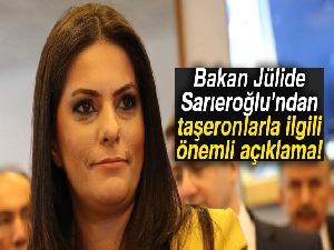 Bakan Jülide Sarıeroğlu'ndan önemli taşeron açıklaması