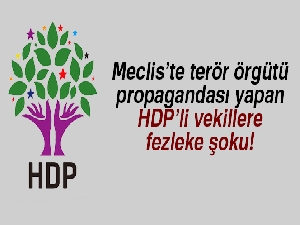 Meclis’te terör örgütü propagandası yapan HDP’li vekiller hakkında fezleke hazırlandı