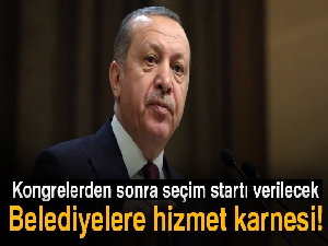 Belediyelere hizmet karnesi