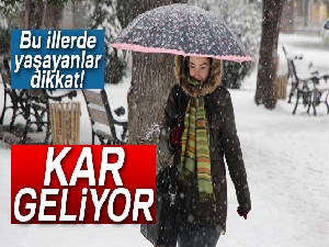 Meteoroloji'den kar yağış uyarısı | 5 Aralık Salı yurtta hava durumu
