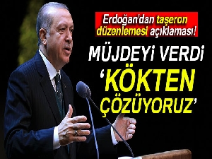 Cumhurbaşkanı Erdoğan'dan taşeron düzenlemesi açıklaması!