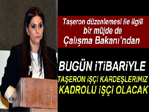 Beklenen taşeron müjdesi geldi