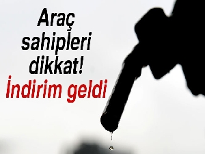 Benzine 14 kuruş indirim geldi