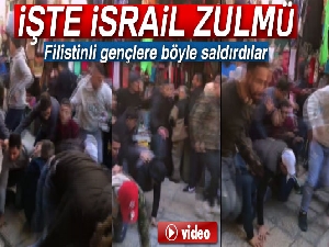 İsrail polisi, Filistinli gençlere saldırdı, 70 yaşındaki kadını tekmeledi!