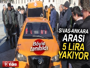 Sivas-Ankara arasında 5 lira yakıyor