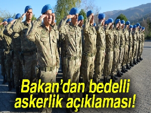 Bakan Canikli: 'Bedelli askerlik gündemimizde yok'