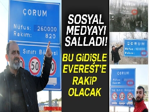 Çorum tabelası sosyal medyayı salladı!