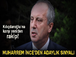 Muharrem İnce'den adaylık sinyali | Muharrem İnce aday mı oluyor?