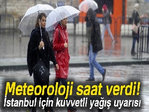 Meteoroloji saat verdi! İstanbul için kuvvetli yağış uyarısı! (17 Aralık Pazar) hava durumu