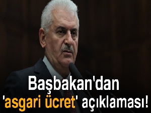 Başbakan'dan 'asgari ücret' açıklaması
