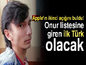 Apple’in ikinci açığını bulan lise öğrencisi onur listesine girecek