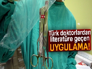 Türk doktorlardan literatüre geçen uygulama
