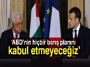 Macron: ‘ABD’nin hiçbir barış planını kabul etmeyeceğiz’