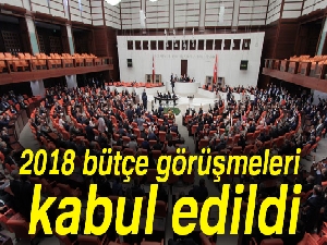2018 Bütçe görüşmeleri kabul edildi |Başbakan'dan ilk açıklama