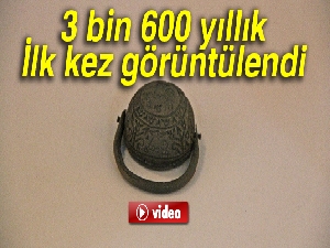 3 bin 600 yıllık mühür ilk kez görüntülendi