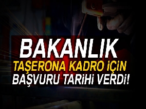 Taşerona kadro başvuruları ne zaman başlayacak? Taşerona kadro başvuruları 2 Ocak'ta başlayacak..