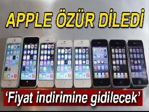 Apple, iPhone'ları yavaşlattığından dolayı özür diledi