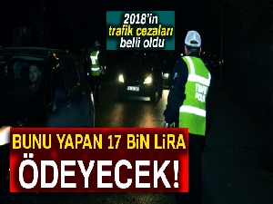 2018 yılında trafik cezaları ne kadar olacak? İşte 2018’in zamlı trafik cezaları..