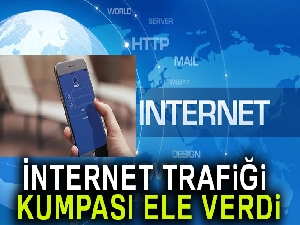 İnternet trafiği kumpası ele verdi