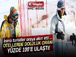 İranlı turistler Palandöken'e akın etti