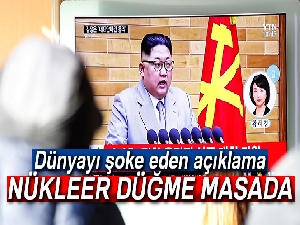 Kuzey Kore lideri Kim: 'Nükleer düğme daima masamın üzerinde'