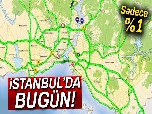 Yeni yılın ilk gününde yollar boş kaldı