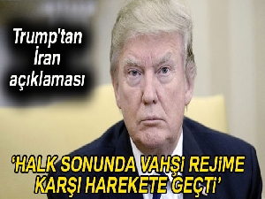 Trump'tan İran açıklaması