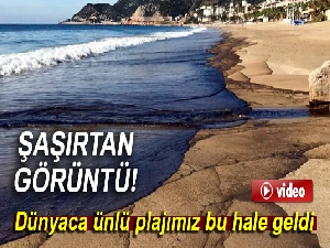 Dünyaca ünlü plajımız bu hale geldi