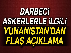 Yunanistan Adalet Bakanı: '8 darbeci asker Yunanistan'da yargılanabilir'