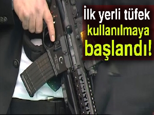 İlk yerli tüfek Başbakanlık Koruma Dairesince kullanılmaya başlandı
