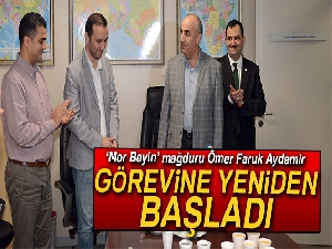 'Mor Beyin' mağduru gazeteci Ömer Faruk Aydemir görevine yeniden başladı