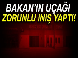 Bakan Özhaseki'nin uçağı Kocaeli'ye zorunlu iniş yaptı