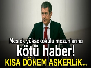 Meslek yüksekokulu mezunlarına kötü haber! Kısa dönem askerlik...