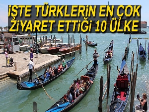 Türklerin en çok ziyaret ettiği 10 ülke