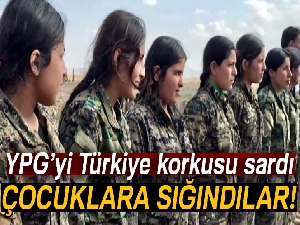 PKK/PYD-YPG terör örgütü bölgede çocukları zorla silah altına alıyor