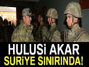 Flaş gelişme: Hulusi Akar Suriye sınırında!