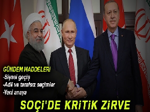 Soçi'de kritik zirve