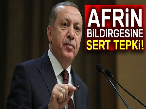 Cumhurbaşkanı Erdoğan’dan Afrin bildirisine imza atanlara sert tepki