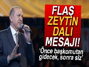 Cumhurbaşkanı Erdoğan: 'İhtiyaç olursa önce başkomutan ardından siz...'