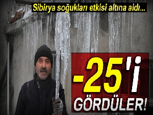 Göle eksi 25'i gördü